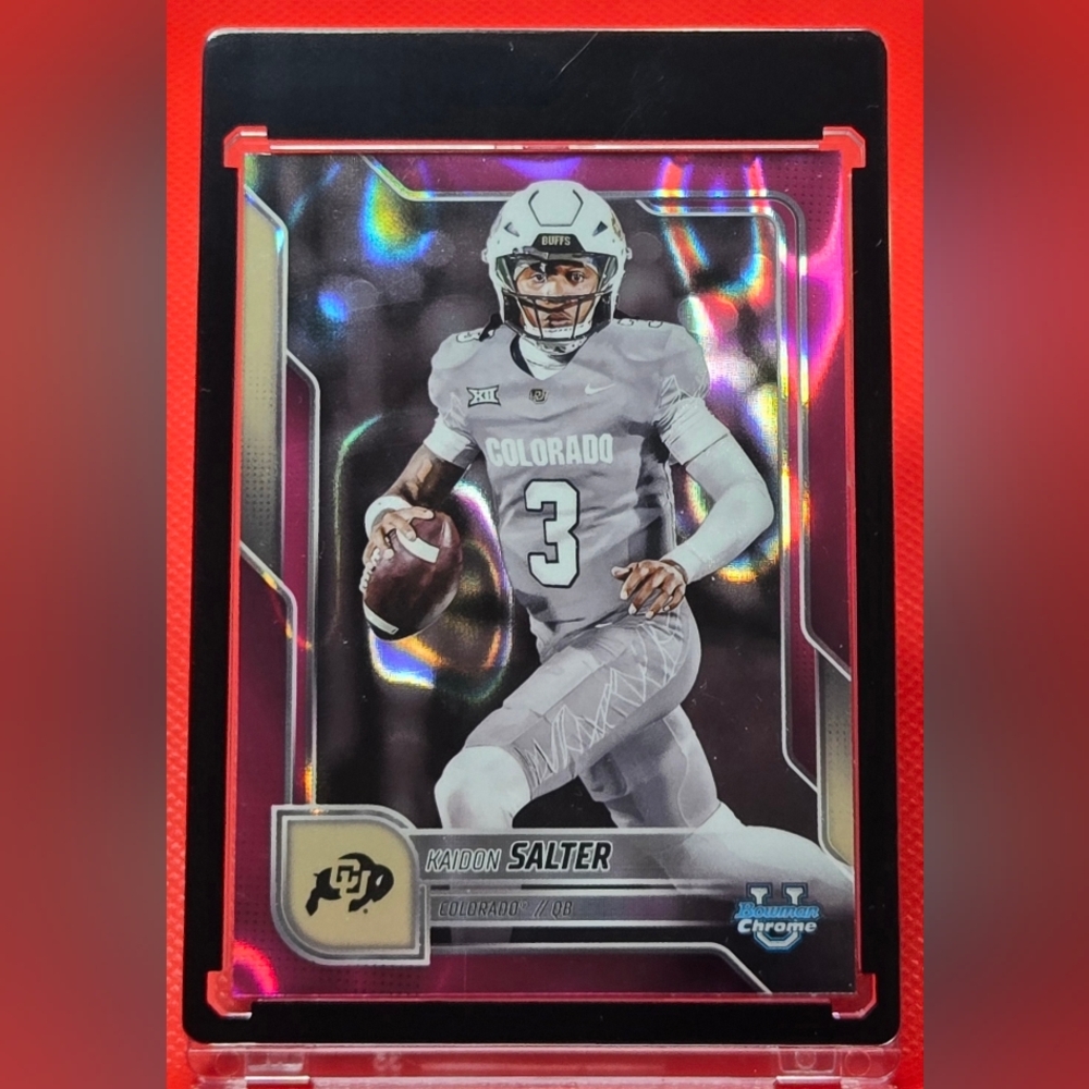 2025 Bowman Chrome University : PINK LAVA KAIDON SALTER